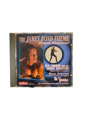 "The James Bond Theme" Triple Feature Soundtrack CD - Blue Cover